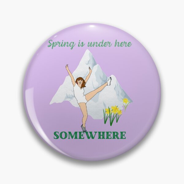 Item preview, Spring is under here woman jumping for joy designed and sold by DAscroft.