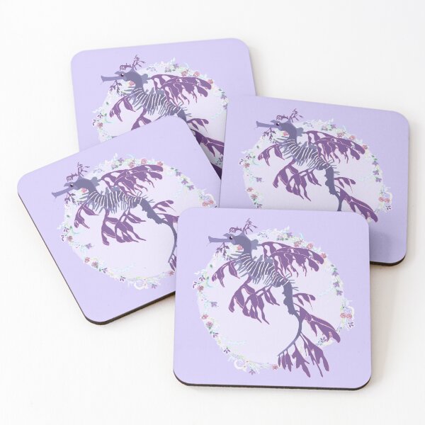 Item preview, Sea Dragon with Flowers designed and sold by penwah.