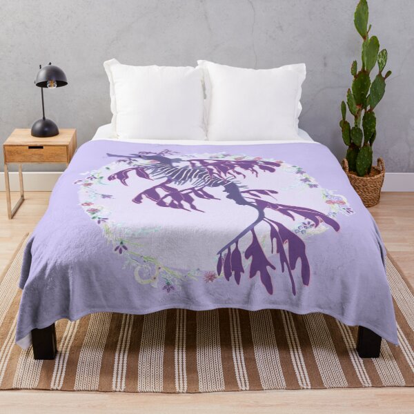 Item preview, Sea Dragon with Flowers designed and sold by penwah.