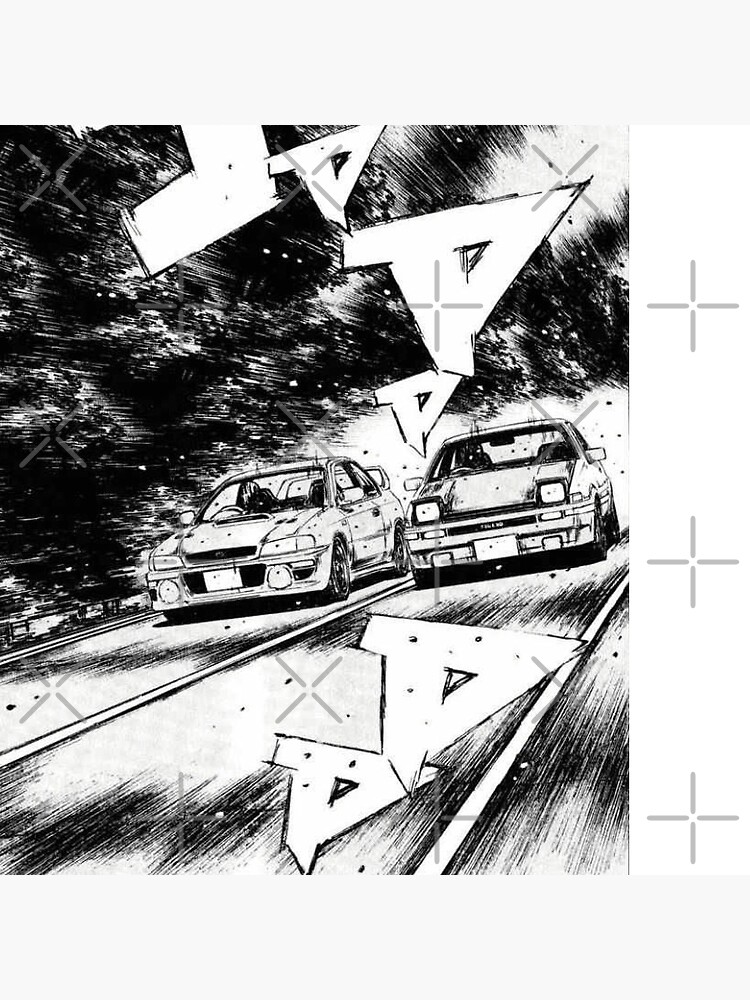 Initial D Manga Panel AE86 VS RX7 Tote Bag for Sale by GeeknGo