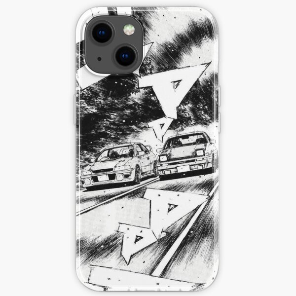 Initial D Manga Panel AE86 VS Impreza iPhone Soft Case