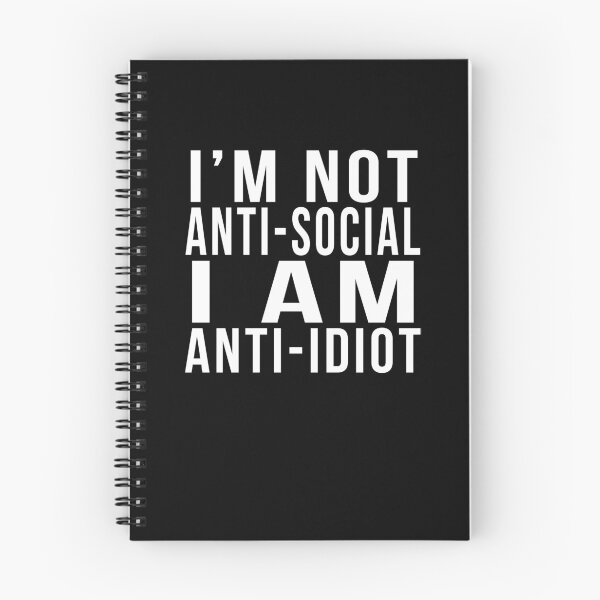 Item preview, No soy anti-social, soy anti-idiota designed and sold by PGPshop.