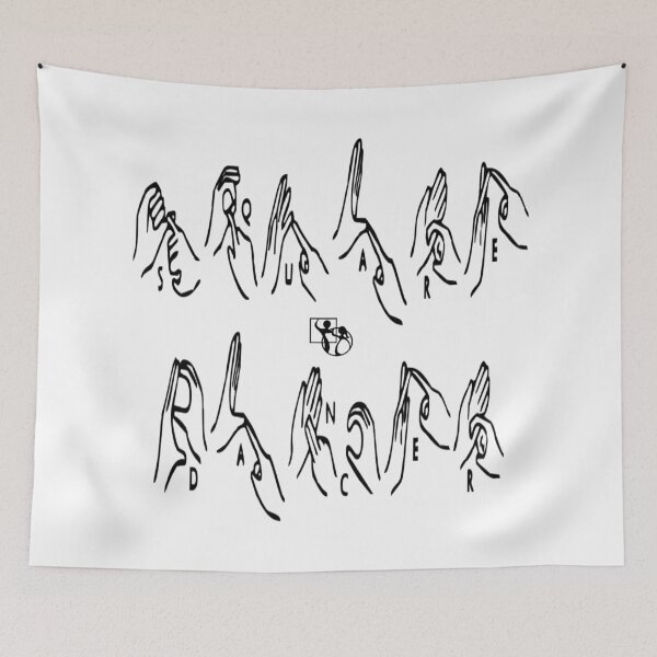 Item preview, Helping Hands BLK designed and sold by Square Dancing Gifts & Merchandise.
