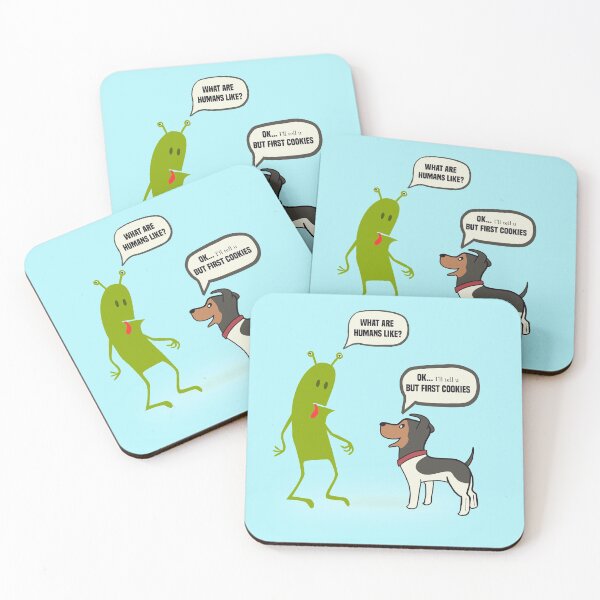 Item preview, Ok but first cookies - funny designed and sold by Tanuja  Sharma.