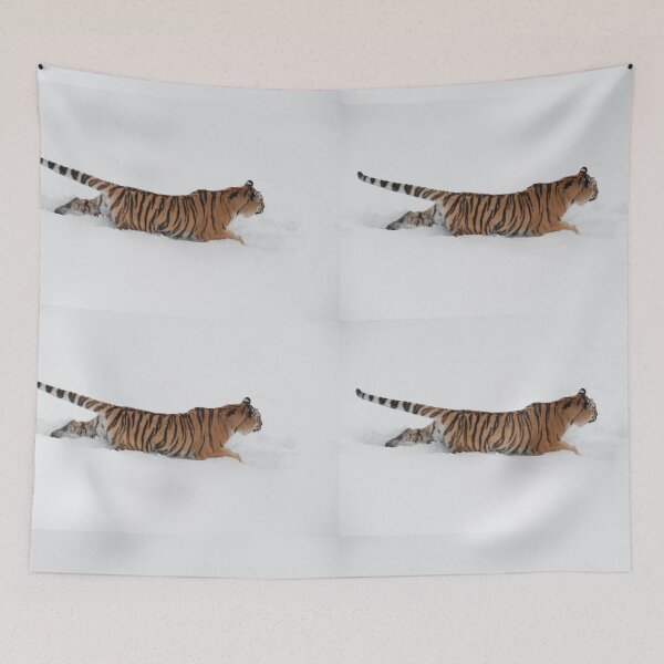 Item preview, Hunting Amur tiger in the snow designed and sold by Ingo Gerlach.