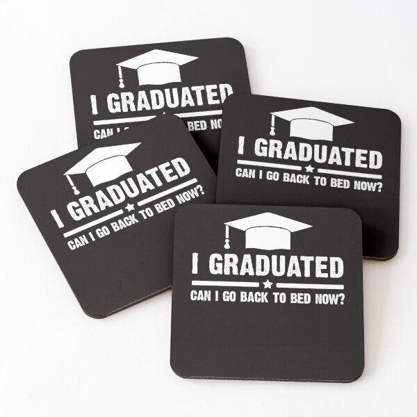 Item preview, I Graduated Can I Go Back To Bed Now funny seniors graduation designed and sold by Majesticoo.