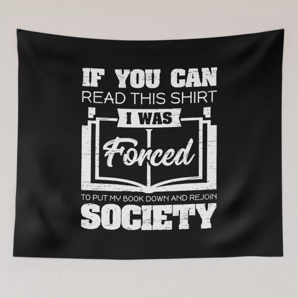 Item preview, If You Can Read This Forced To Put Book Down Rejoin Society Bookmarks Librarian Book Library Bookaholic designed and sold by shirti.
