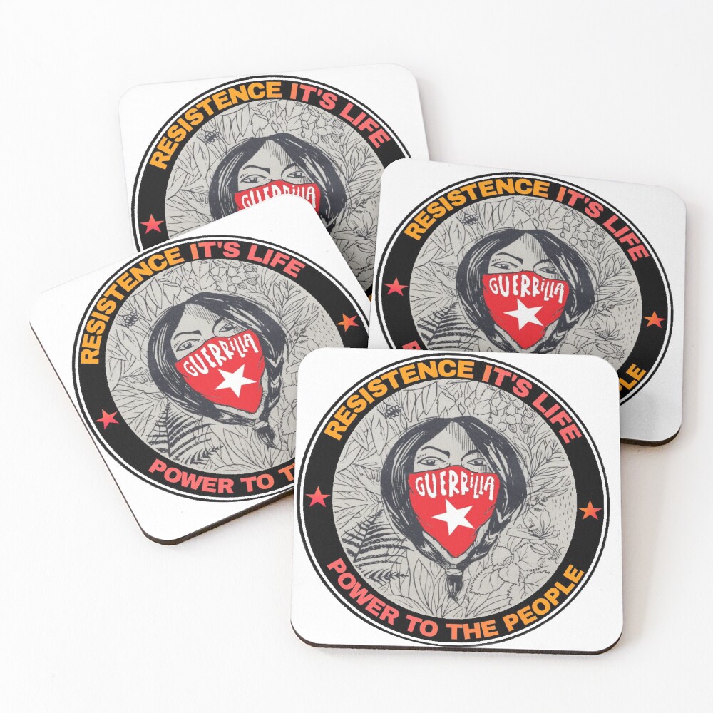 Item preview, Coasters (Set of 4) designed and sold by Riotvision2021.