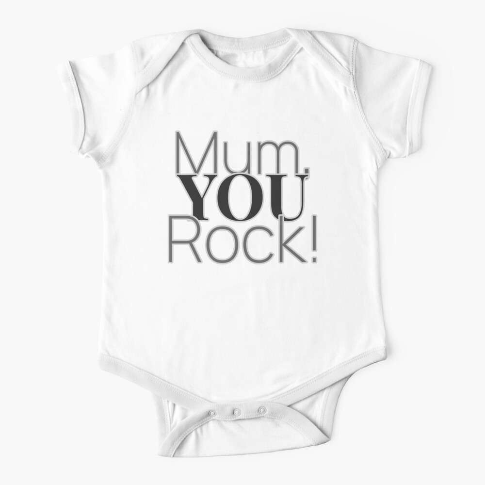 Mum, you rock! - Father's Day Gift Baby One-Piece