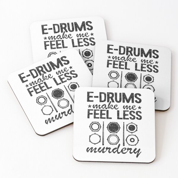 Aperçu de l'œuvre E-Drums Drummer Electro Drums Gift Drôle créée et vendue par Stronzi.