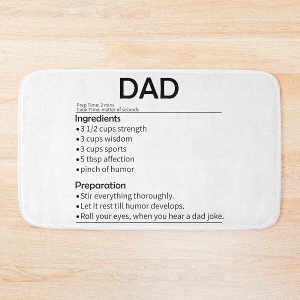 Item preview, Dad Recipe - Funny Fathers Day, Birthday Gift designed and sold by DrawingBoard.