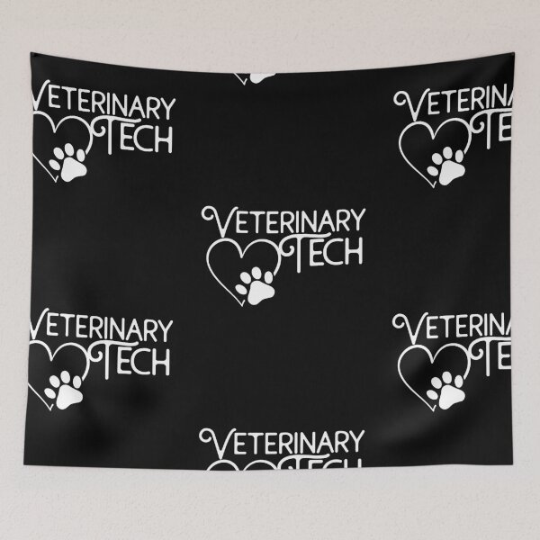 Item preview, Veterinary Tech Paw Print With Heart Vet Techs designed and sold by ByTekk.