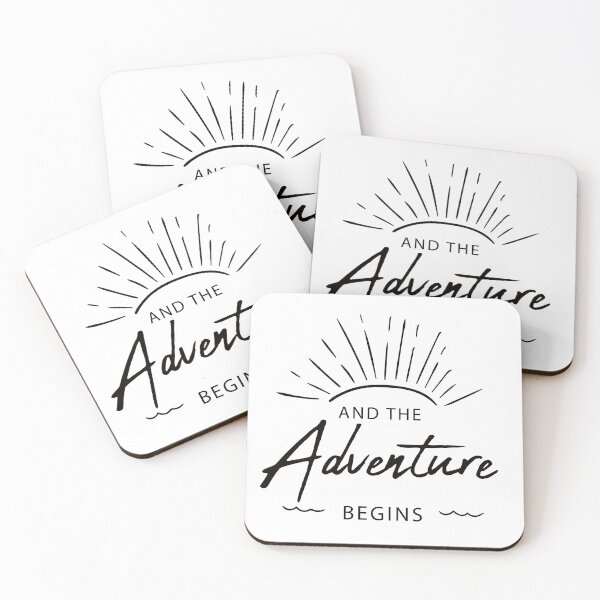 Item preview, And the Adventure Begins designed and sold by VerboShop.