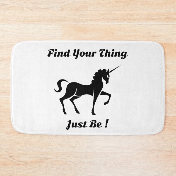 Item preview, Find Your Thing - Just Be - Unicorn tattoo  designed and sold by Rocketman2017.