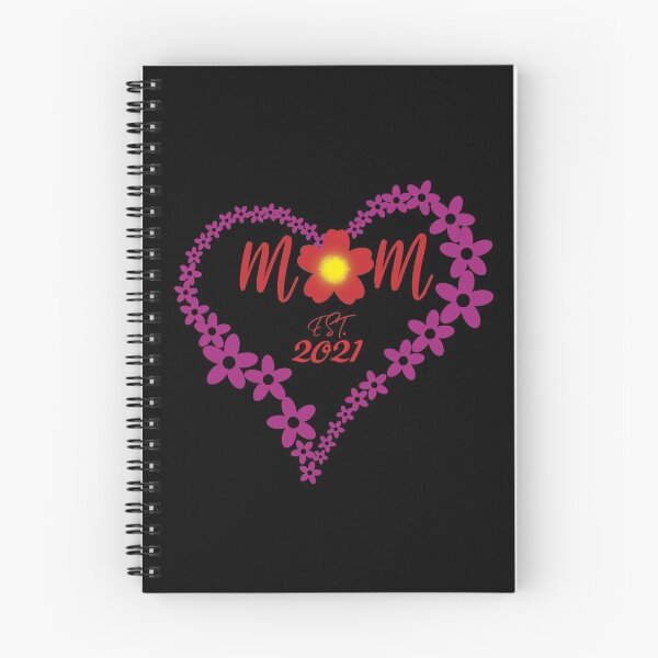 Item preview, Mom EST 2021 - Black, Purple designed and sold by DigitalTintz.