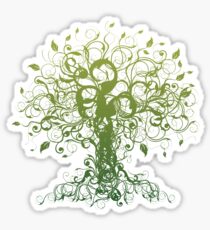 Meditate, Meditation, Spiritual Tree Yoga T-Shirt Sticker