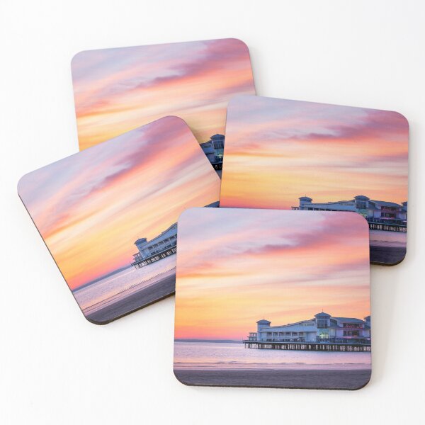 Item preview, Beautiful sunset at the Grand pier at Weston Super Mare designed and sold by Victoria Ashman.