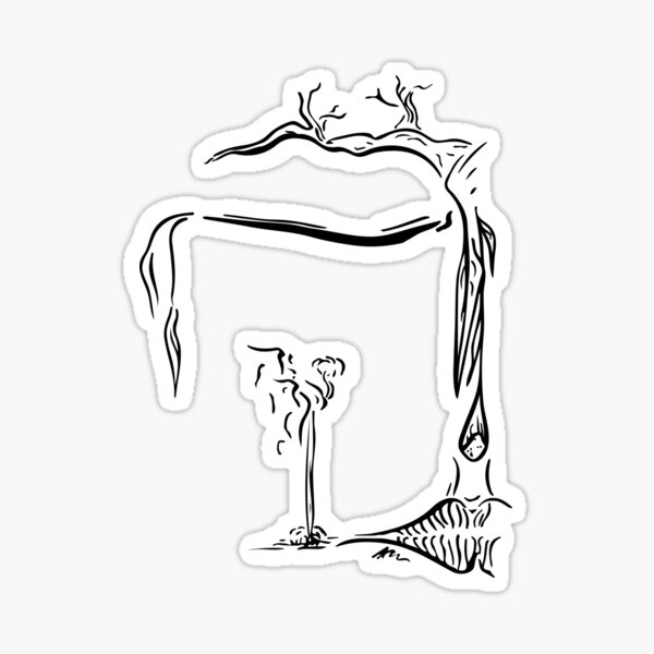 Leaves & Water Sticker