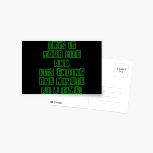 Fight Club Ending Postcards Redbubble