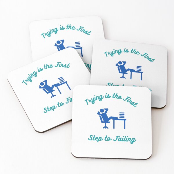 Item preview, Trying Is The First Step To Failing designed and sold by HomerNixon.