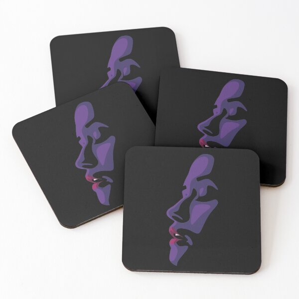 Item preview, Sultry Face Silhouette - Pink & Purple designed and sold by ladyfacecreates.