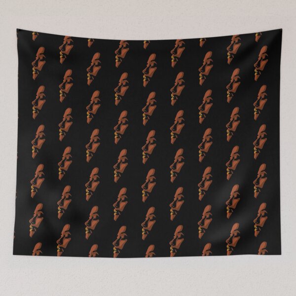 Item preview, Sultry Face Silhouette - Yellow & Orange designed and sold by ladyfacecreates.