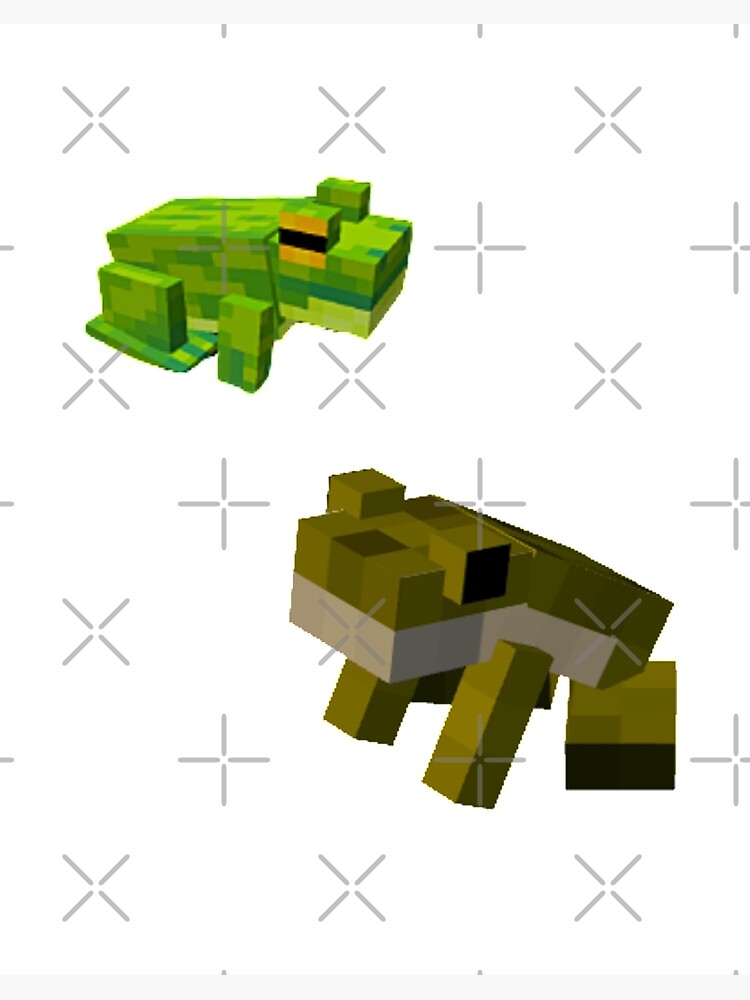 Minecraft Frog Art Board Print for Sale by Gamers Hub