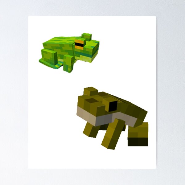 Minecraft Frog Posters for Sale