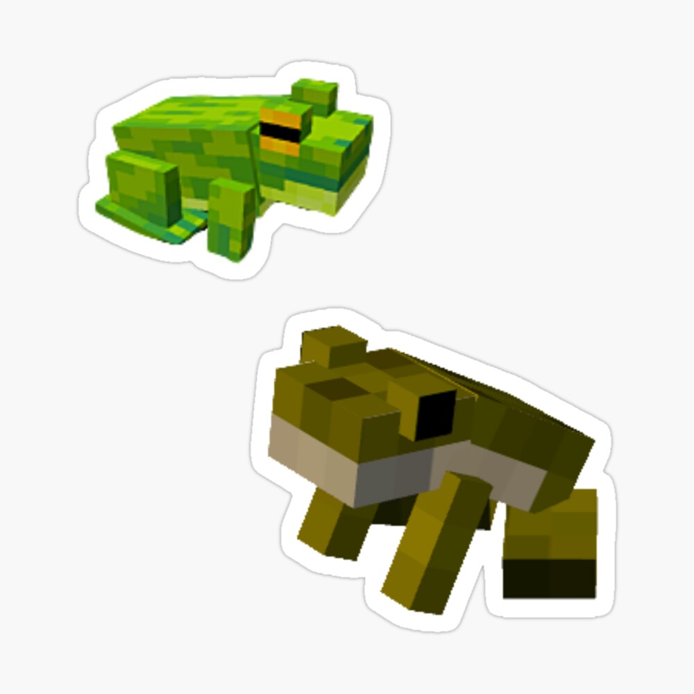 minecraft frog loves you Poster for Sale by sylviugh