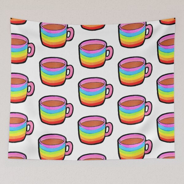 Item preview, Taza de café del arco iris designed and sold by LisaArtShop.