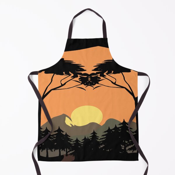 Item preview, Landscape of sunrise over mountains and forests designed and sold by wizanestore.