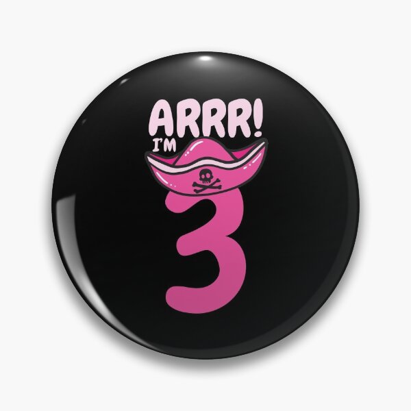 Item preview, 3rd Birthday Pirate Three Years Old designed and sold by CreativeGiftShp.