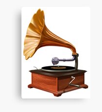 Gramophone Canvas Print