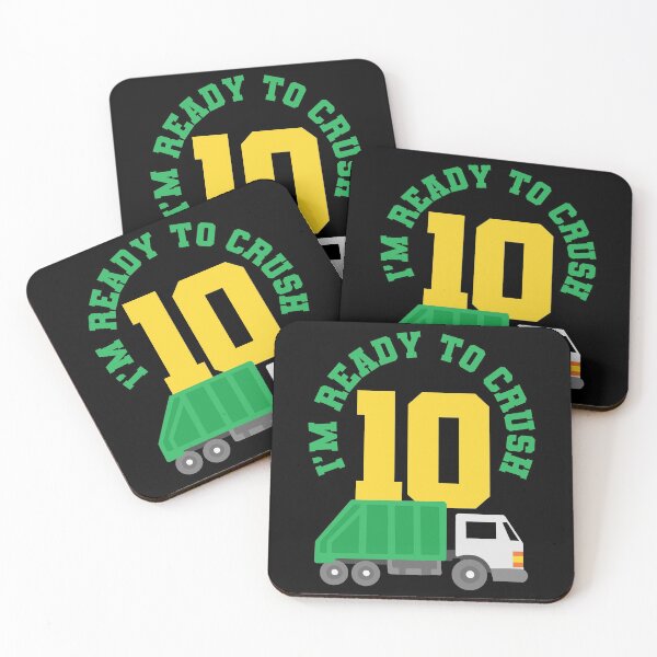 Item preview, 10th Birthday Garbage Truck Ten Years Old designed and sold by CreativeGiftShp.
