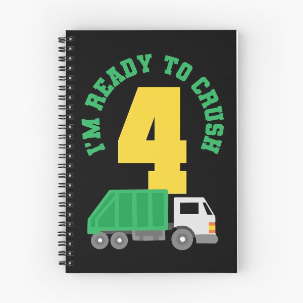 Item preview, 4th Birthday Garbage Truck Four Years Old designed and sold by CreativeGiftShp.