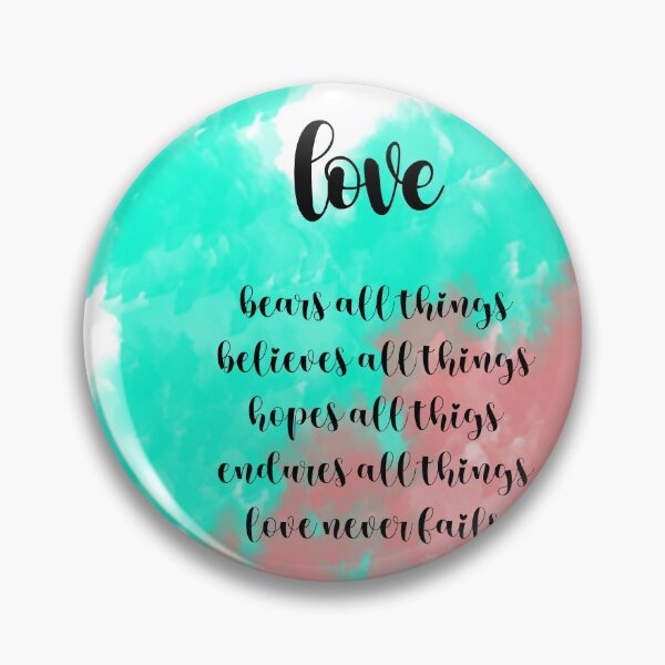 Item preview, Love never fails Bible quote designed and sold by sushMitaM.