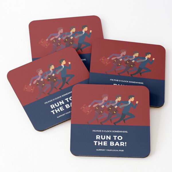 Item preview, Run to the Bar. Support your local pub! designed and sold by Marcela872020.