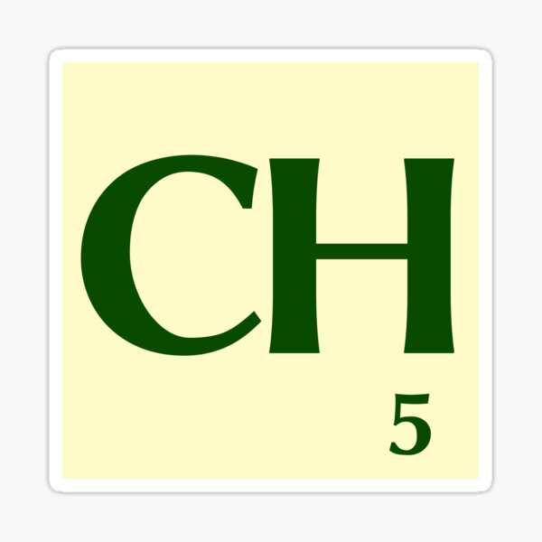 Vista previa del artículo con la obra «Ficha de Scrabble de la CH de 5 puntos», diseñado y vendido por fgrdisseny.