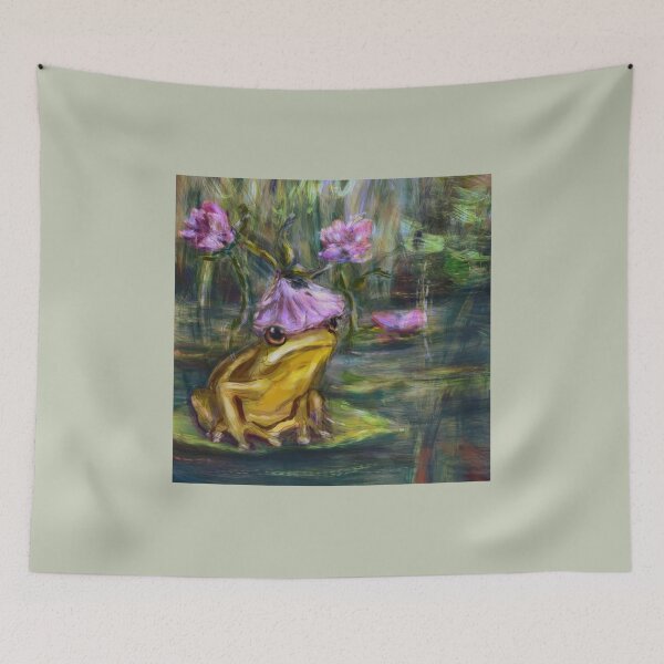 Item preview, Water Lily Frog designed and sold by luckytiiger.