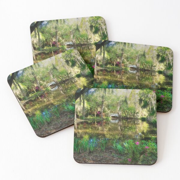 Item preview, The Small White Bridge - Magnolia Plantation and Gardens designed and sold by Kathy Weaver.