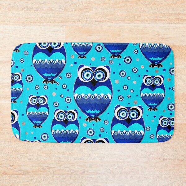 Item preview, Cute Owl Evil Eye Pattern designed and sold by k9printart.