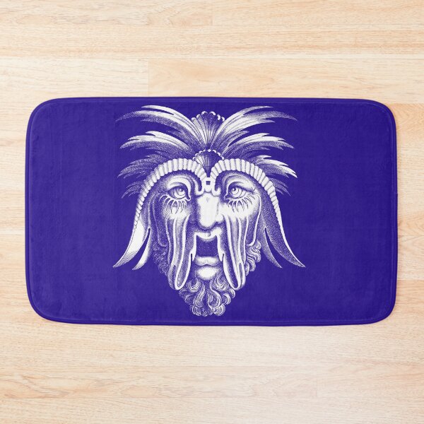 Item preview, Monster face. White engraving illustration.  designed and sold by EEgnat.