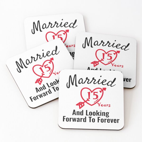 Item preview, Married 15 Years And Looking Forward To Forever designed and sold by ArtDeziGn.