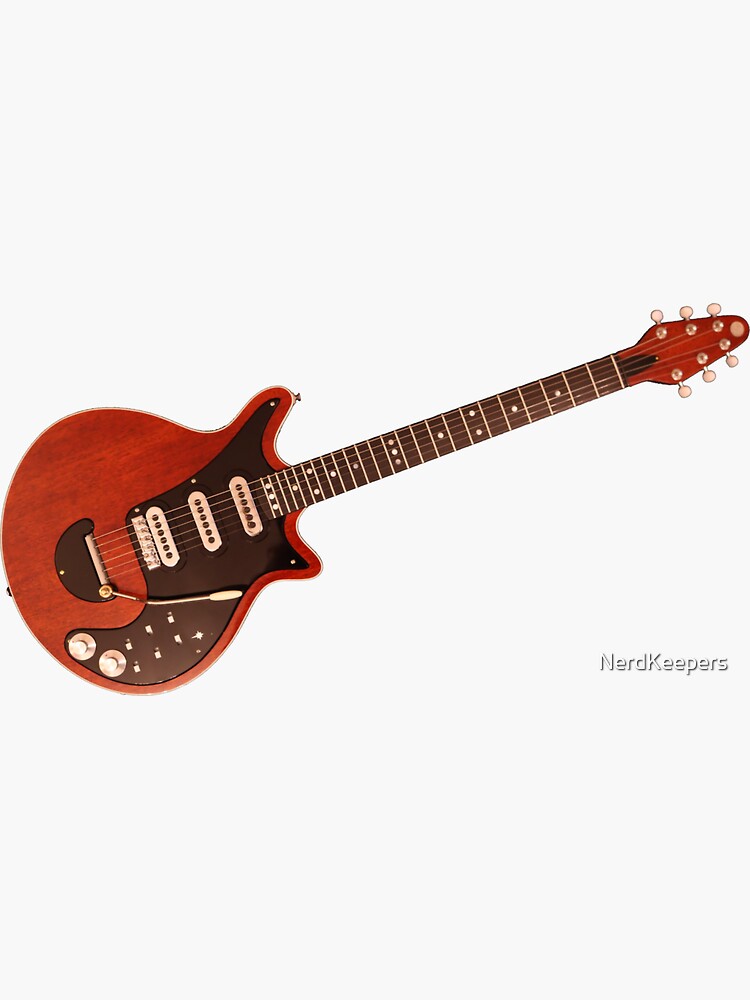 Guitarra de Brian May (especial roja) - Queen de NerdKeepers