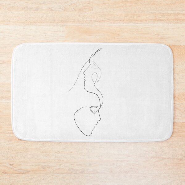 Item preview, Two Faces One Line | One Line Artist | Minimal Art | One Line Art | Minimalist designed and sold by One-Line-Artist.