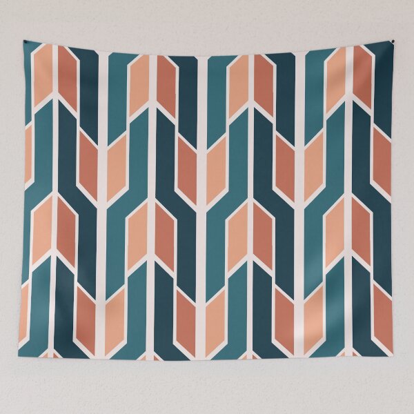 Item preview, Shining Hotel Carpet chevron green beige designed and sold by Milatoo.