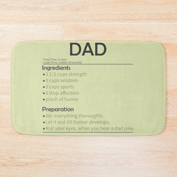 Item preview, Dad Recipe - Funny Fathers Day, Birthday Gift designed and sold by DrawingBoard.