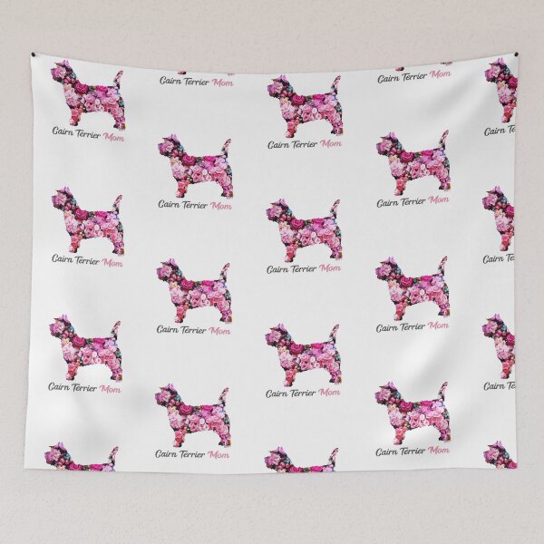 Artikelvorschau, Cairn Teerrier Mom Hübsches Blumenmuster entworfen und verkauft von SmartPooch.