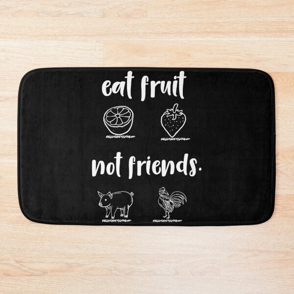 Item preview, Funny Vegan and Vegetarian eat fruit no frieds designed and sold by Luxara1.