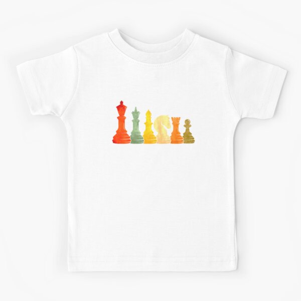 Chess Pieces Kids T-Shirt